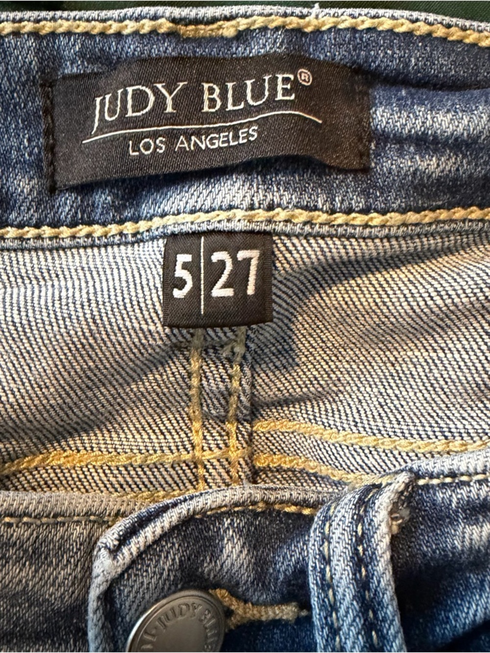 Judy Blue Medium Wash Skinny Jeans Size 5 or 27 - Picture 6 of 6